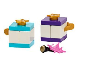 LEGO 41382-18 Advent Calendar 2019, Friends (Day 17) - Two Gift Boxes Tree Ornaments