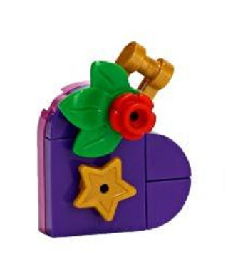 LEGO 41382-2 Advent Calendar 2019, Friends (Day  1) - Heart Tree Ornament