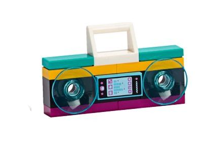 LEGO 41382-3 Advent Calendar 2019, Friends (Day 2) - Boom Box Tree Ornament