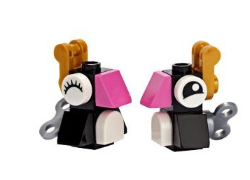 LEGO 41382-4 Advent Calendar 2019, Friends (Day  3) - Two Penguins Tree Ornaments