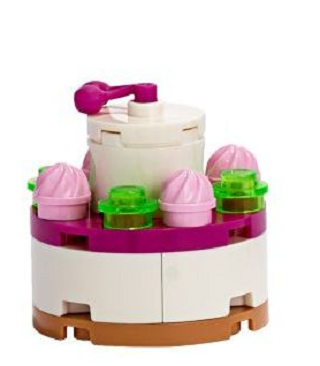LEGO 41382-7 Advent Calendar 2019, Friends (Day  6) - Cake Tree Ornament