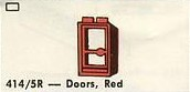 LEGO 414.5R Doors, Red