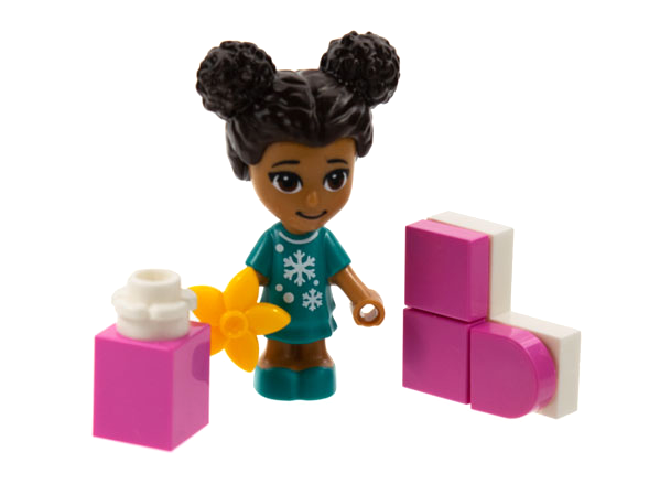 LEGO 41690-14 Advent Calendar 2021, Friends (Day 13) - Andrea, Stocking, and Package