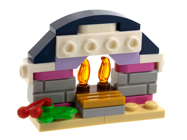 LEGO 41690-19 Advent Calendar 2021, Friends (Day 18) - Hearth / Fireplace