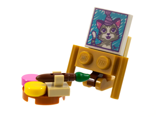 LEGO 41690-5 Advent Calendar 2021, Friends (Day  4) - Paint and Easel