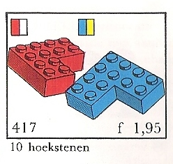 LEGO 417-4 Cornerbricks (System)
