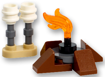 LEGO 41706-10 Advent Calendar 2022, Friends (Day  9) - Campfire and Marshmallows