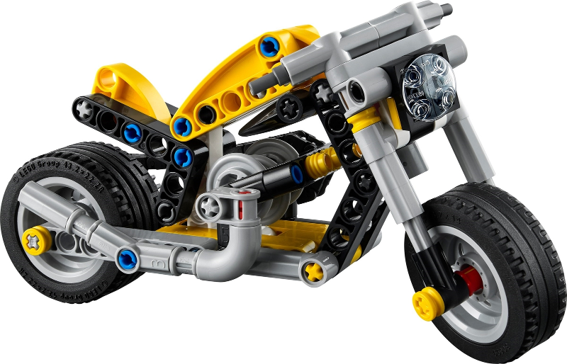 LEGO 42225 Yellow Motorcycle