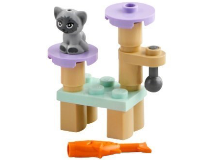 LEGO 42637-10 Advent Calendar 2024, Friends (Day  9) - Kitten, Cat Stand, and Fish