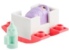 LEGO 42637-14 Advent Calendar 2024, Friends (Day 13) - Ella, Baby Rocker, and Bottle
