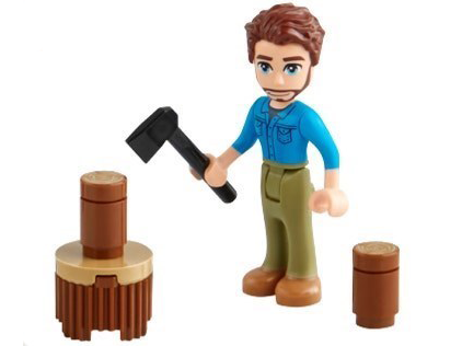 LEGO 42637-21 Advent Calendar 2024, Friends (Day 20) - Jonathan Chopping Wood