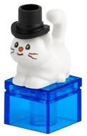 LEGO 42637-25 Advent Calendar 2024, Friends (Day 24) - Snow Cat with Top Hat and Stand