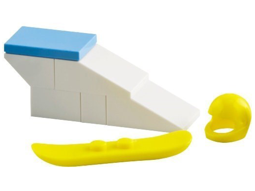 LEGO 42637-4 Advent Calendar 2024, Friends (Day  3) - Snowboard, Helmet, and Slope