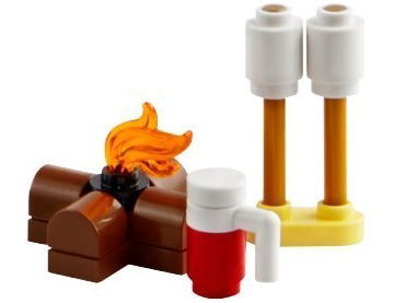 LEGO 42637-6 Advent Calendar 2024, Friends (Day  5) - Campfire, Cocoa, and Marshmallows