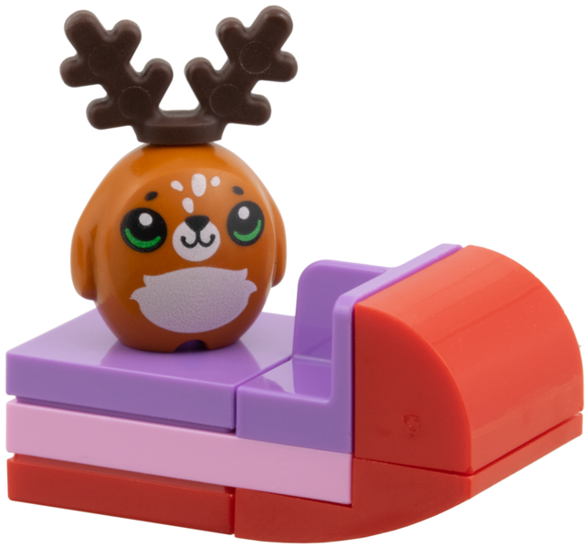 LEGO 42668-25 Advent Calendar 2025, Friends (Day 24) - Reindeer Plush Toy on Sled