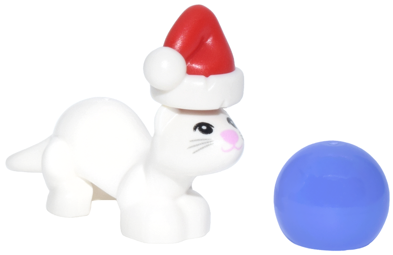LEGO 42698-16 Advent Calendar 2026, Friends (Day 15) - Ferret with Santa Hat and Ball