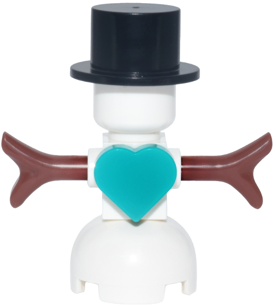 LEGO 42698-8 Advent Calendar 2026, Friends (Day  7) - Snowman with Dark Turquoise Heart