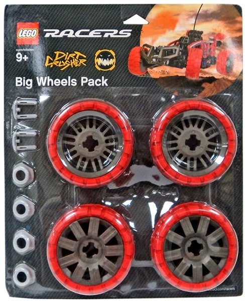 LEGO 4286013 Big Wheels Pack, Dirt Crusher (Red)