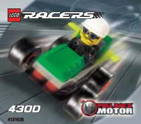 LEGO 4300 Green Racer polybag