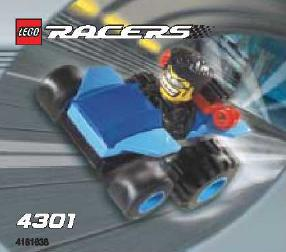 LEGO 4301 Blue Racer polybag