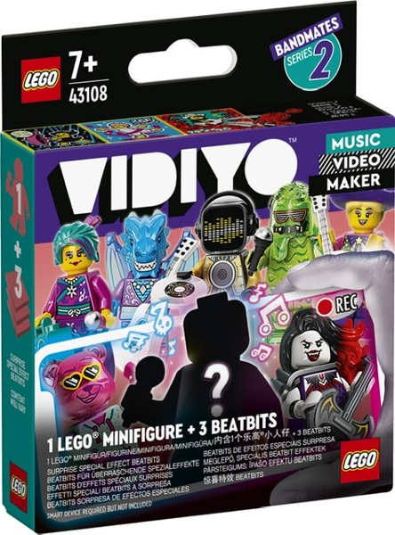 LEGO 43108 Minifigure, Vidiyo Bandmates, Series 2 (Complete Random Set of 1 Minifigure)