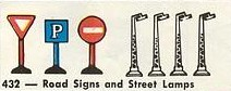 LEGO 432-2 Road Signs and Street Lamps
