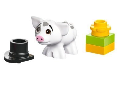 LEGO 43253-7 Advent Calendar 2024, Disney (Day  6) - Pua, Top Hat, and Present