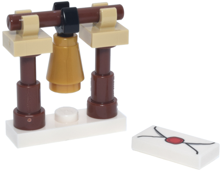LEGO 43273-15 Advent Calendar 2025, Disney Frozen (Day 14) - Micro Bell and Letter