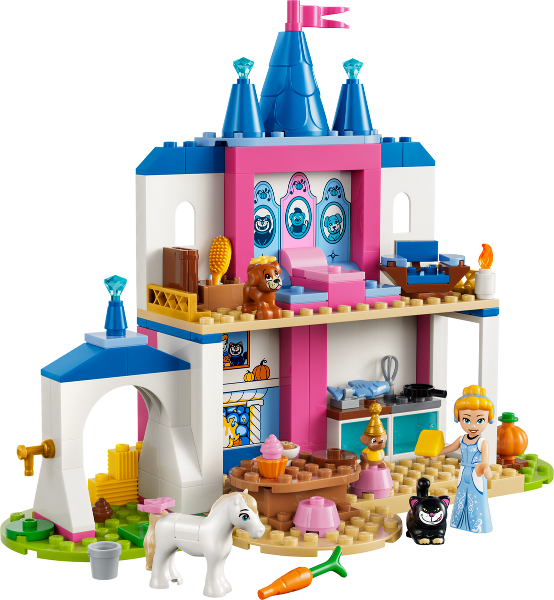 LEGO 43283 Cinderella Animal Friends Castle