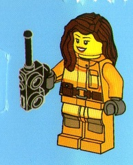 LEGO 4428-13 Advent Calendar 2012, City (Day 12) - Female Firefighter with Radio