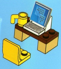 LEGO 4428-14 Advent Calendar 2012, City (Day 13) - Desk with Computer and Chair