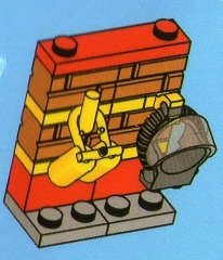 LEGO 4428-16 Advent Calendar 2012, City (Day 15) - Wall with Safety Equipment