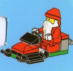 LEGO 4428-25 Advent Calendar 2012, City (Day 24) - Santa on Snowmobile