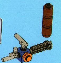 LEGO 4428-3 Advent Calendar 2012, City (Day  2) - Chainsaw with Logs