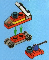 LEGO 4428-8 Advent Calendar 2012, City (Day  7) - Toy Fire Engine with Remote
