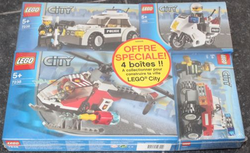 LEGO 4499536 Offre Speciale 4 Boites (7236, 7238, 7235, 7241)