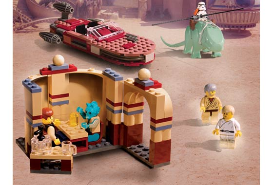 LEGO 4501 Mos Eisley Cantina, Blue box