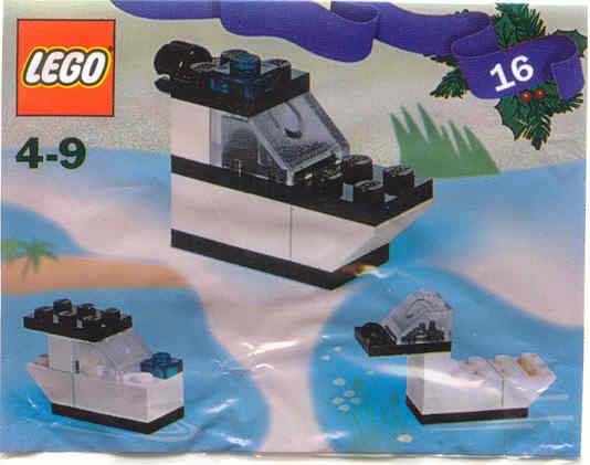 LEGO 4524-17 Advent Calendar 2002, Creator (Day 16) - Police Boat