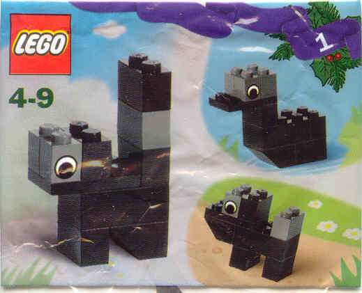 LEGO 4524-2 Advent Calendar 2002, Creator (Day  1) - Cat
