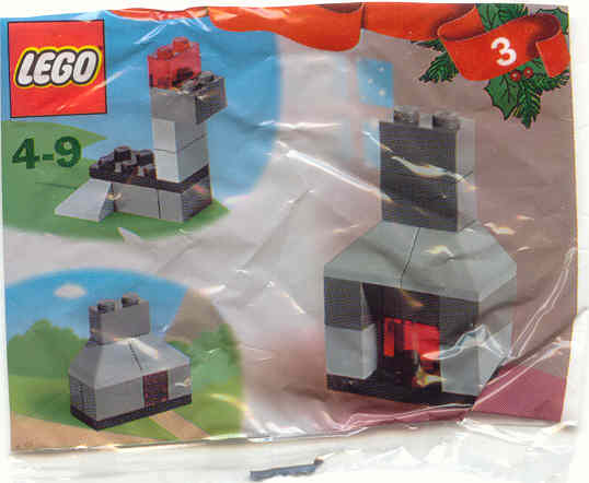 LEGO 4524-4 Advent Calendar 2002, Creator (Day  3) - Fireplace