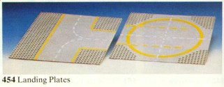 LEGO 454 Two Lunar Landing Plates