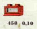 LEGO 458 1 x 2 x 1 Window, Red or White