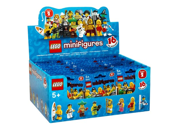 LEGO 4590556 Minifigure, Series 2 (Box of 60)