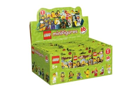 LEGO 4614581 Minifigure, Series 3 (Box of 60)