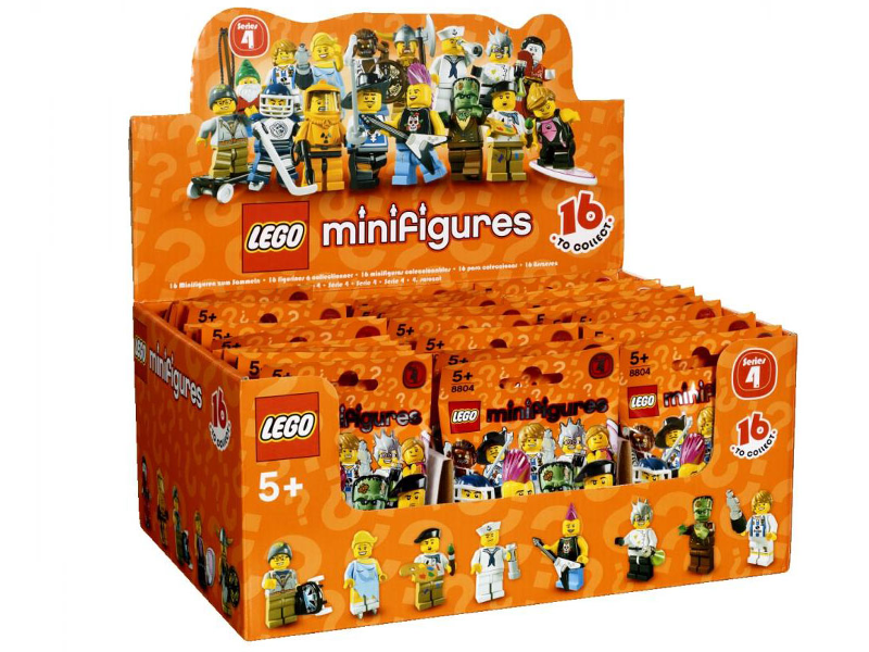 LEGO 4614586 Minifigure, Series 4 (Box of 60)