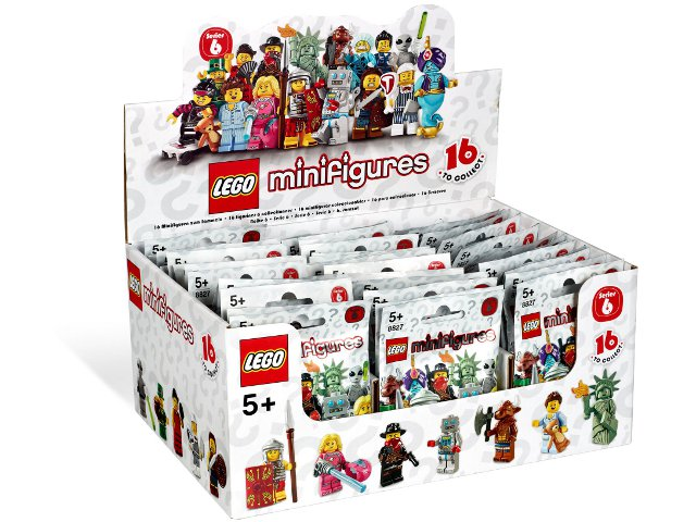 LEGO 4648586 Minifigure, Series 6 (Box of 60)