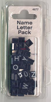 LEGO 4677 Name Letter blister pack