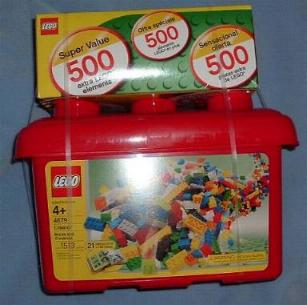 LEGO 4679 Bricks and Creations Tub and Super Value 500 Extra LEGO Elements