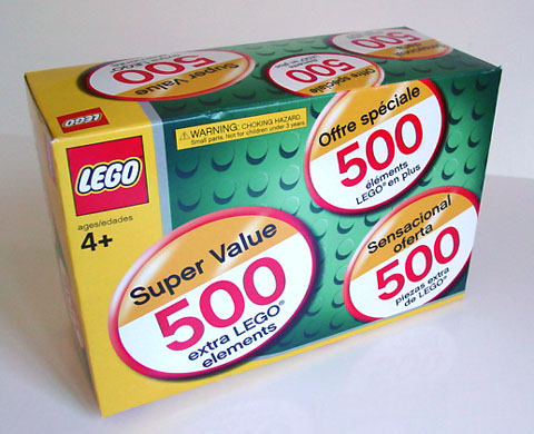 LEGO 4679b Super Value 500 Extra LEGO Elements