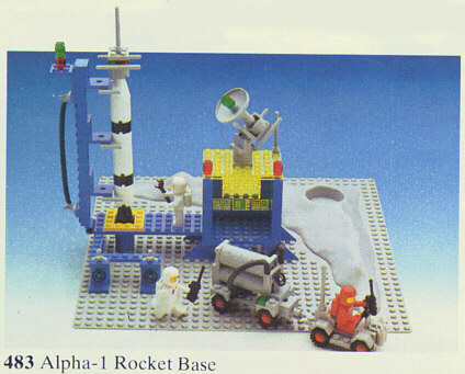 LEGO 483 Alpha-1 Rocket Base